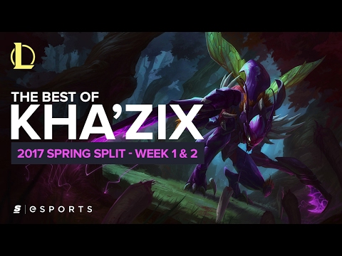 The Best of Kha'Zix from the NA LCS Kill Leaders (Week 1 & 2 of the 2017 Spring Split)