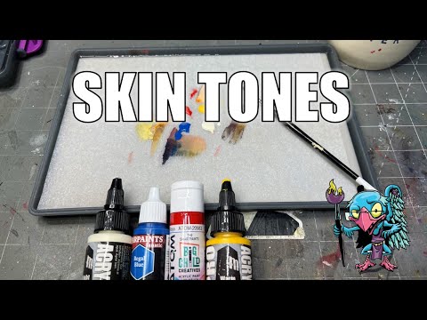 How to Mix ANY Skin Tone (w/FOUR Paints) - HC 491
