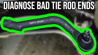 HOW TO DIAGNOSE BAD OUTER TIE ROD ENDS ON ANY VEHICLE FAST | DIY | EASY PROCESS