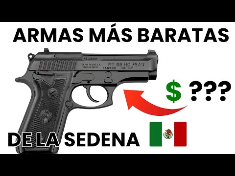 Las 15 Armas más Baratas que la SEDENA Vende a Civiles en México (2025)