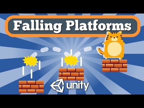 Unity 2D Tutorial How To Create Falling Platforms For Simple Platformer Game.