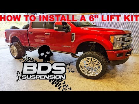 !!How To Install A 6 INCH LIFT KIT on your 2017 + FORD SUPERDUTY!!