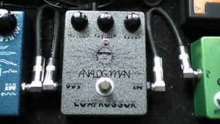 Video thumbnail for Analogman Comprossor Compressor Pedal by vela75