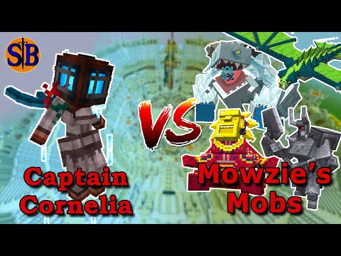 Reworked Ghost of Captain Cornelia VS Mowzie's Mobs | Minecraft Mob Battle