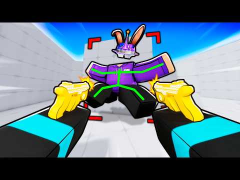 I pretended to have aimbot.. (Roblox Rivals)