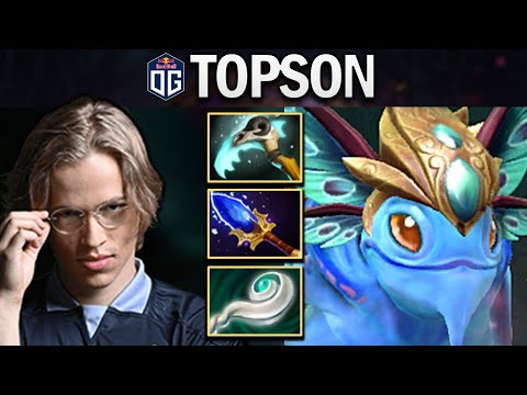 OG.TOPSON PUCK - AGHANIMS BUILD - DOTA 2 7.27 GAMEPLAY