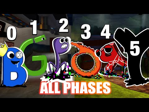 Rainbow Friends ALL PHASES (Vs Alphabet Lore) 🎶 Friday Night Funkin' (Roblox Rainbow Friends New)