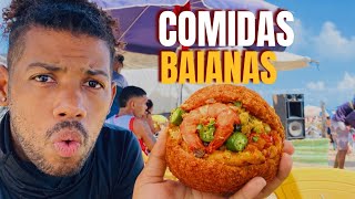 Provando COMIDAS DA BAHIA 