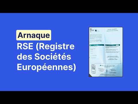 Registre des Sociétés Européennes : arnaque ou offre commerciale ?