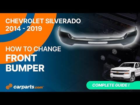 How to replace the Front Bumper 2014 - 2019 Chevrolet Silverado 🚗