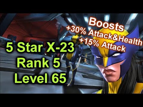 5* X-23 R5 5/65 Boosted VS Realm Of Legends Winter Soldier