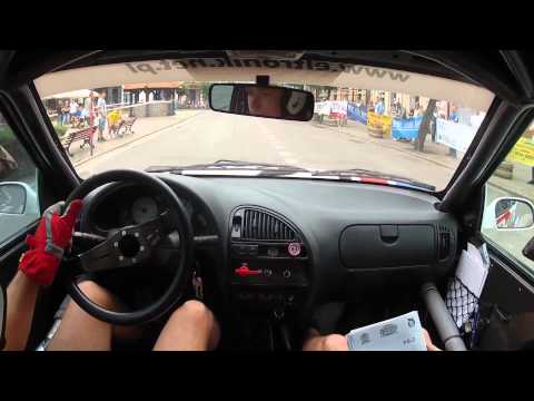 16 Rajd Brodnicki 2012 - Rynek - Jakub i Aleksander Baran, Citroen Saxo VTS - Eltronik