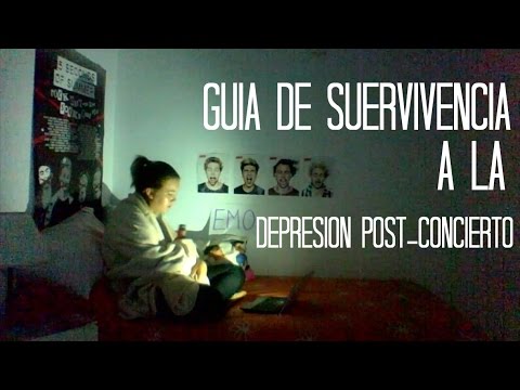 GUIA DE SUPERVIVENCIA A LA DEPRESION POST-CONCIERTO