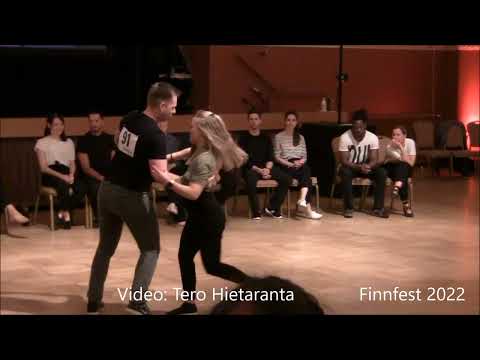 Ville Immonen & Matleena Haapalainen, Strictly Open Finals, Finnfest 2022, Helsinki, Finland