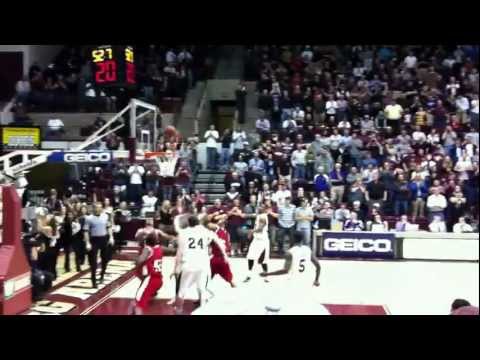 Mathias Ward Slam Dunk - UM vs. EWA (3-6-12)