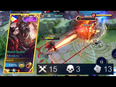 THIS IS HOW EASY TO DOMINATE EXP LANE USING MOSKOV AGGRESSIVELY! EVEN TOP GLOBAL ENEMY GOT WRECKED!