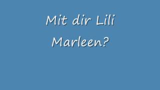 Lili Marleen---lyrics in German