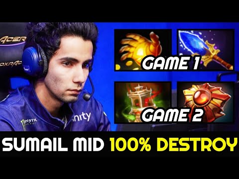 SUMAIL 100% Destroy Enemies with Same Hero but Different Build 7.27 Dota 2