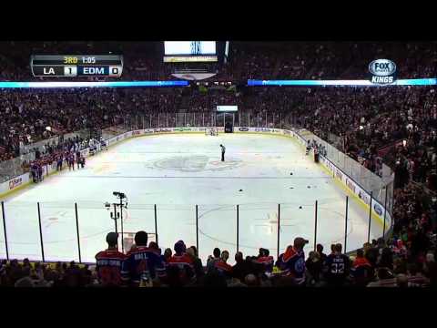 No goal 3rd period 24 Jan 2013 LA Kings vs Edmonton Oilers NHL Hockey