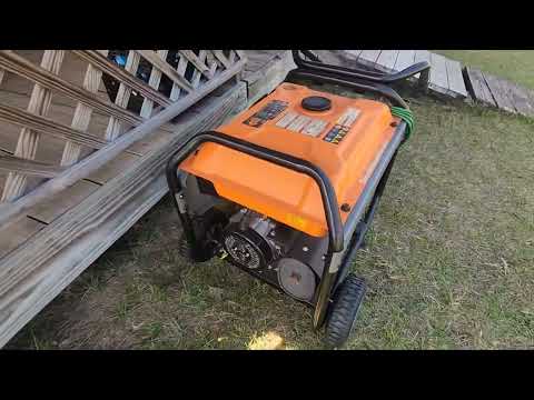 Generac GP8000E 8,000 Watt Gas Powered Portable Generator Electric Start Review