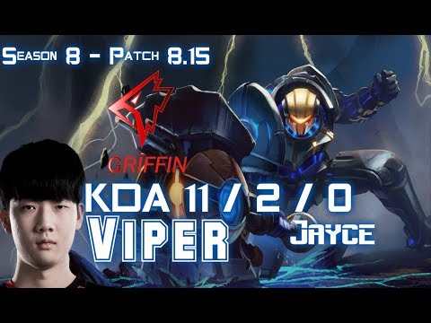 GRF Viper JAYCE vs GEN Ruler CAITLYN ADC - Patch 8.15 KR Ranked