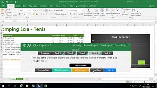 Excel 2019 Practice Exam 1 Projects 1 4