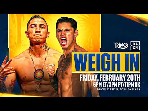 Mario Barrios vs Ryan Garcia Weigh-In | LIVE
