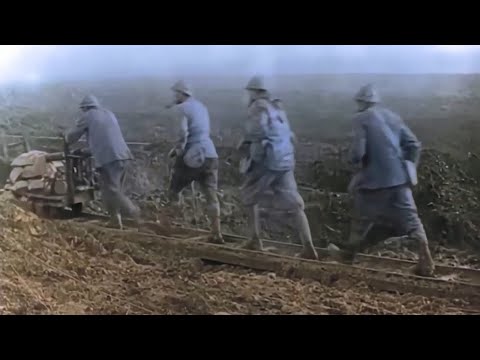 WWI Footage // Colorized & HD Restoration - Scenes from Verdun, 1916
