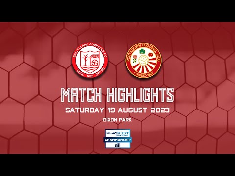Ballyclare Comrades 2 - 1 Portadown | Playr-Fit Championship | 19/08/23