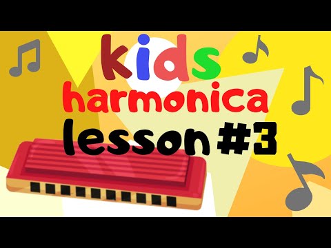 Harmonica Lessons for Kids: Lesson 3 (high and low notes)