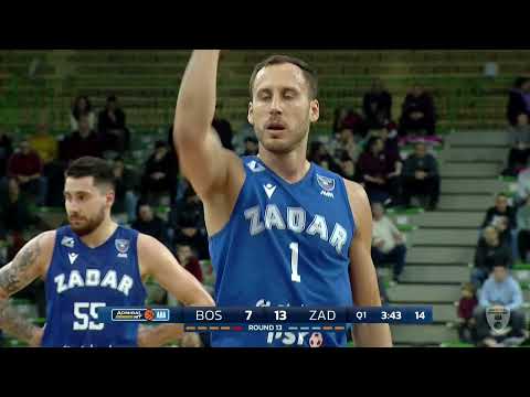 AdmiralBet ABA League 2025/26, Round 13 match: Bosna BH Telecom - Zadar (2.1.2026)