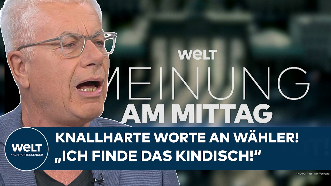 "ICH FINDE DAS KINDISCH!": Knallharte Abrechnung! Kritik an Wählern statt Kanzler Friedrich Merz!
