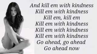 Selena Gomez - Kill Em With Kindness (Lyrics) HD - YouTube