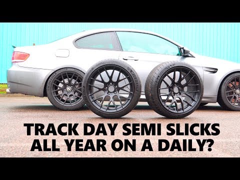 Can you use track semi slicks tyres on a normal car? Michelin Pilot Sport Cup 2 vs Pilot Sport 4 S