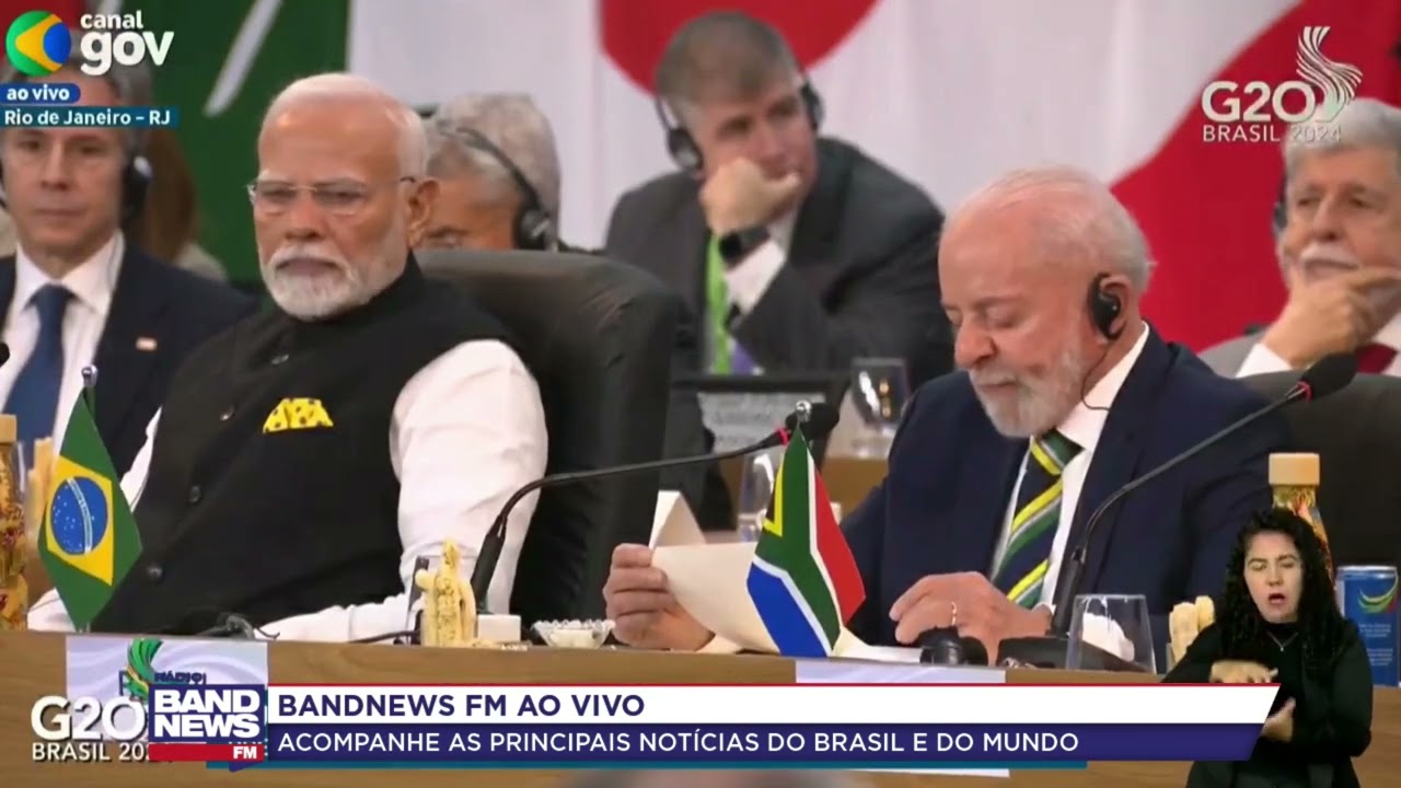 Em discurso no G20, Lula promete tirar o Brasil do mapa da fome até 2026