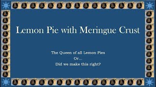 Lemon Pie with Meringue Crust