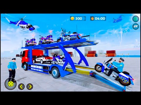 us police bike transport simulator - best police bike games | new android gameplay !!