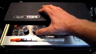 Video thumbnail for Ace Tone Rhythm Ace FR-3 Drum Machine by electro lobotomy