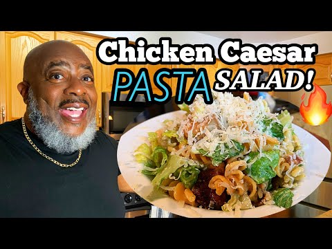 How to make Chicken Caesar Pasta Salad! | Deddy's Kitchen