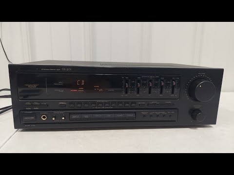 Vintage Pioneer SX-201 Stereo Receiver Graphic Equalizer