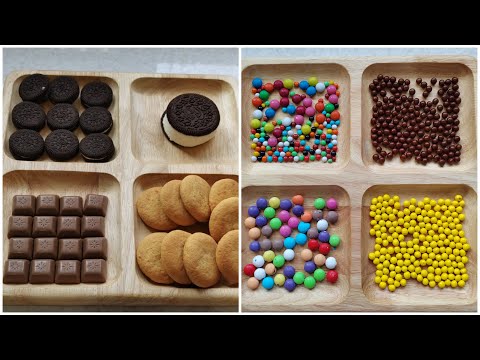 Asmr Filling Platter with chocolate, Icecream and candy🍭🍦#asmr#satisfying