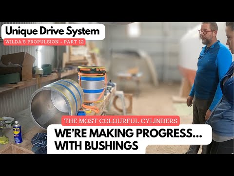 Herstellung von Buchsen für die Zylinder – Antriebsserie Teil 12 – S03E55 | Bau von Wilda