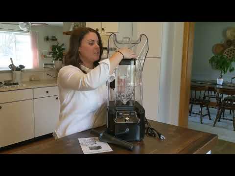 Commercial Smoothie Blender 2200W with Quiet Shield, 2L Food Grade Pitcher, Fast Ice Crusher, Self-Cleaning Feature, Heavy-Duty Design for Smoothies and Shakes video review thumbnail