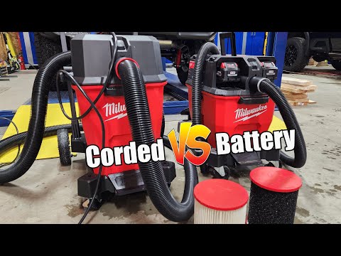 Milwaukee Tool 6.5 Peak HP Wet/Dry Vacuum Motor Head Vs M18 Fuel Dual Battery Modular Vac System