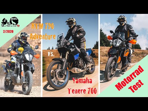 Reiseenduro-Vergleich | Yamaha Tenere 700 vs. KTM 790 Adventure R | KTM 790 Adventure S