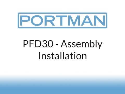 Portman - Pocket door systems - PFD30 - Installation video