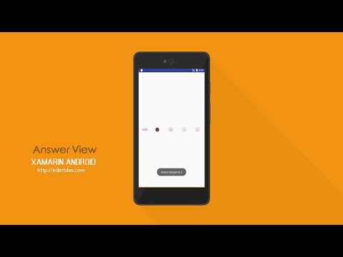 Xamarin Android Tutorial Linear Layout
