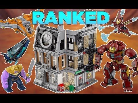 Ranking the LEGO Avengers Infinity War Sets | (Worst to Best!)