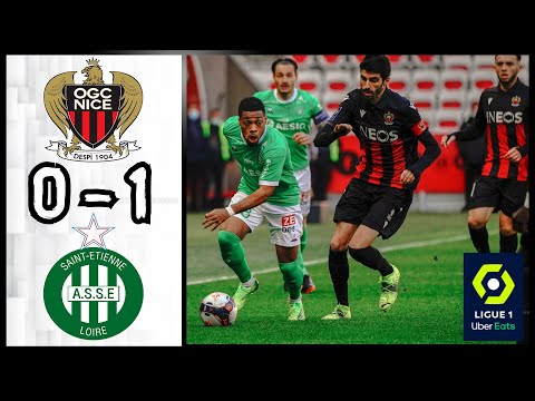 OGC Nice 0 - 1 AS Saint-Étienne | Résumé et Buts | Ligue 1