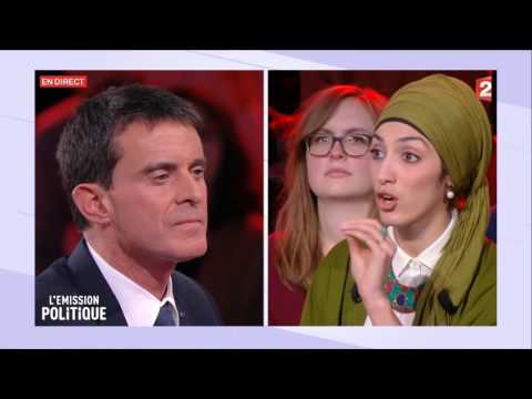 💥 Débat sur le port du voile entre Manuel Valls et Attika Trabelsi